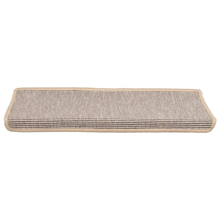 Trappmattor 15 st 65x21x4 cm silverfärgade rektangulära kanter