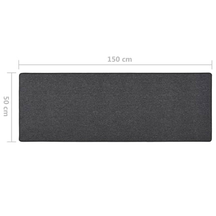 Gångmatta antracit 50x150 cm