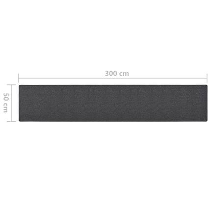 Gångmatta antracit 50x300 cm