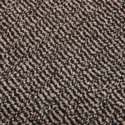 Dörrmatta tuftad 80x120 cm mörkbrun
