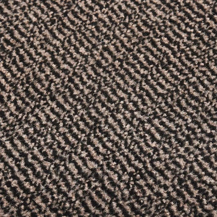 Dörrmatta tuftad 90x150 cm mörkbrun