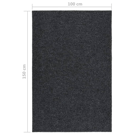 Gångmatta 100x150 cm antracit