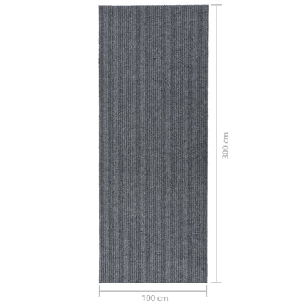 Gångmatta 100x300 cm grå