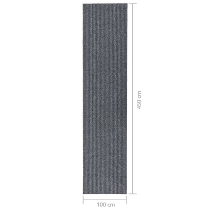 Gångmatta 100x450 cm grå