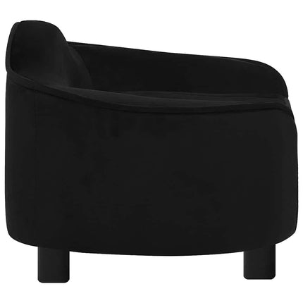 Hundsoffa Svart 67x47x36 cm plysch