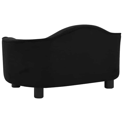 Hundsoffa Svart 67x47x36 cm plysch