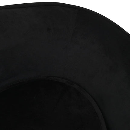 Hundsoffa Svart 67x47x36 cm plysch