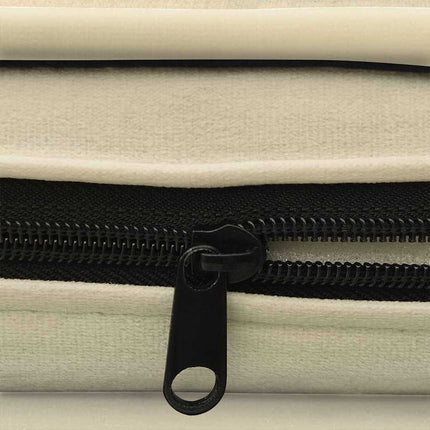 Hundsoffa Gräddvit 67x47x36 cm plysch