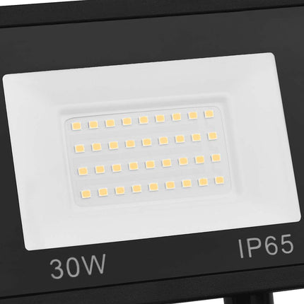 Strålkastare med sensor 30 W LED varmvit