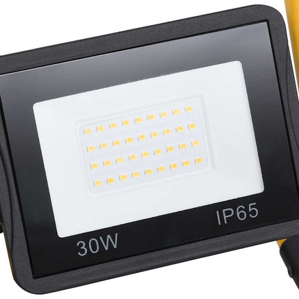 Strålkastare med handtag 30 W LED varmvit