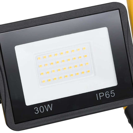 Strålkastare med handtag 30 W LED kallvit