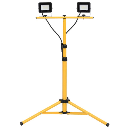 Strålkastare med stativ 2x20 W LED kallvit