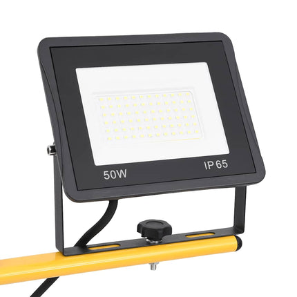 Strålkastare med stativ 2x50 W LED kallvit