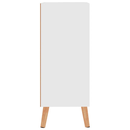 Skänk vit 60x30x72 cm konstruerat trä