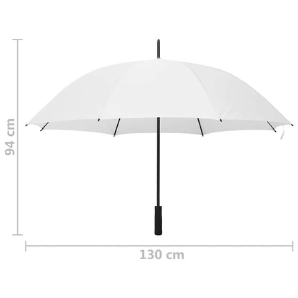 Paraply vit 130cm