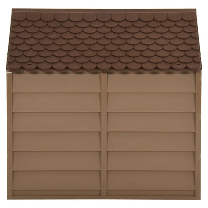 Hundkoja brun 71x71,5x68 cm PP