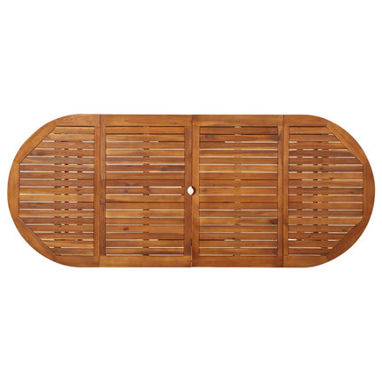 Trädgårdsbord 220x90x75 cm massivt akaciaträ