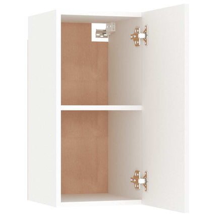 Tv-bänk vit 30,5x30x60 cm konstruerat trä