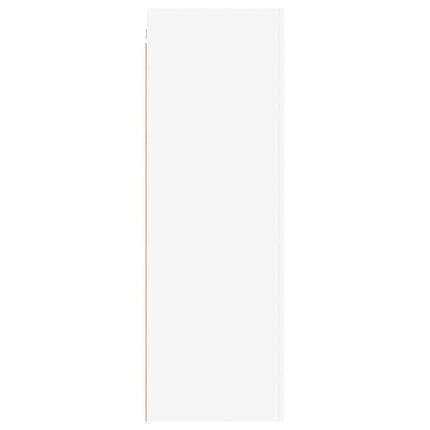 TV-skåp vit 30,5x30x90 cm konstruerat trä