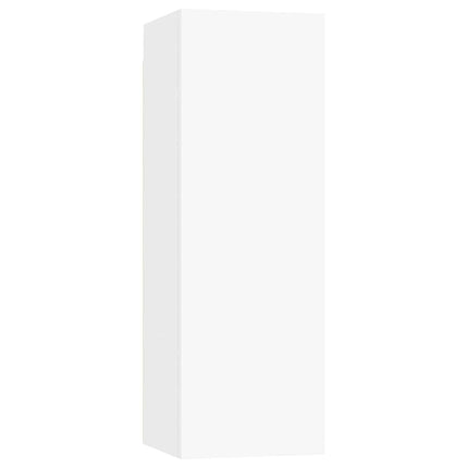 TV-skåp 2 st vit 30,5x30x90 cm konstruerat trä