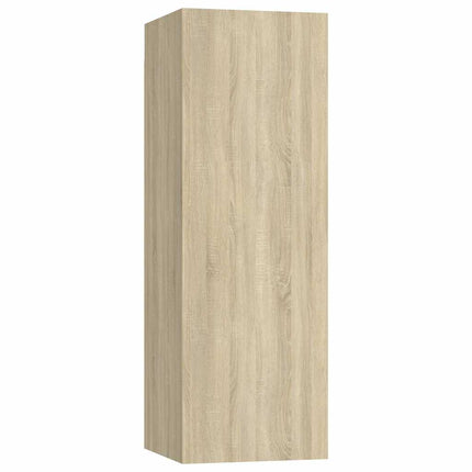 TV-skåp 2 st sonoma-ek 30,5x30x90 cm konstruerat trä