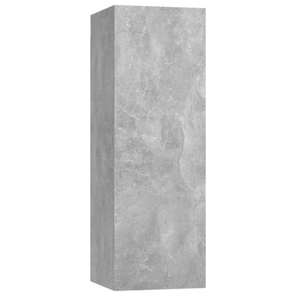 TV-skåp betonggrå 30,5x30x90 cm konstruerat trä