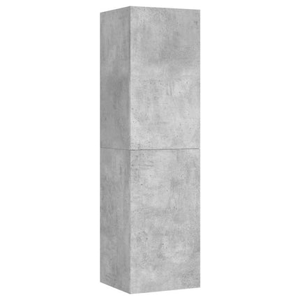 TV -skåp betonggrå 30,5x30x110 cm konstruerat trä