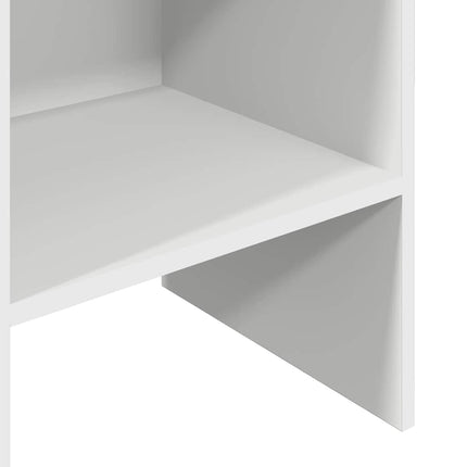 Bokhylla vit 40x35x180 cm konstruerat trä