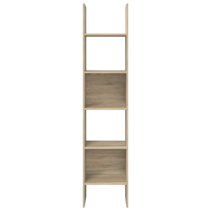 Bokhylla sonoma-ek 40x35x180 cm konstruerat trä