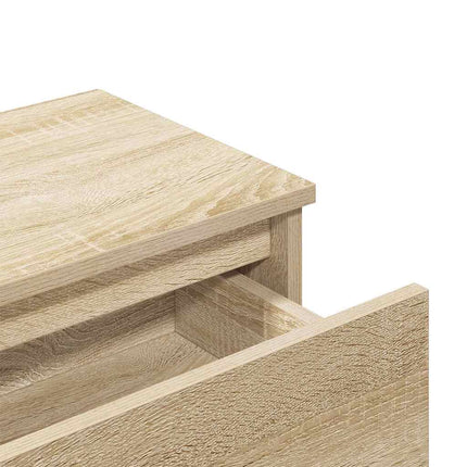 Sängbord sonoma-ek 40x30x39 cm konstruerat trä