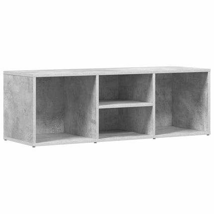 Skoförvaringsbänk betonggrå 105x35x35 cm konstruerat trä