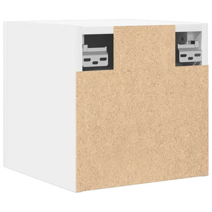 Väggmonterade tv-skåp 4 st vit 30,5x30x30 cm