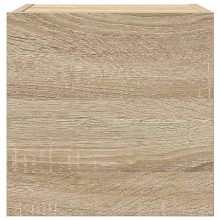 Väggmonterade tv-skåp 2 st sonoma-ek 30,5x30x30 cm