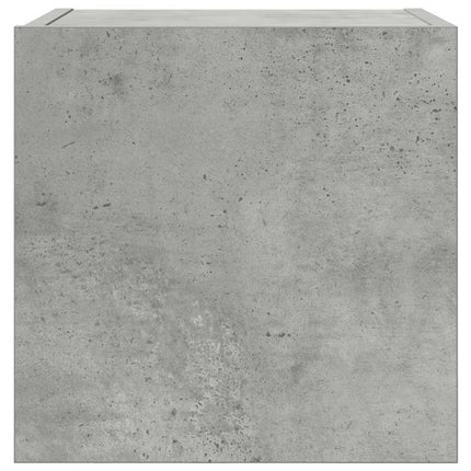 Väggmonterade TV-skåp 4 st betonggrå 30,5x30x30 cm