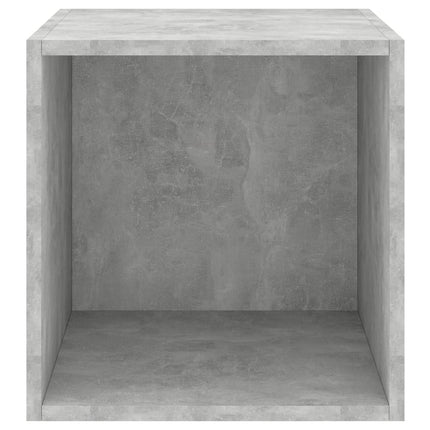 Väggskåp betonggrå 37x37x37 cm konstruerat trä