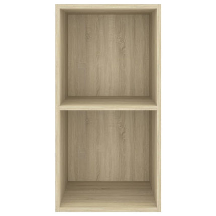 Väggmonterad tv-bänk somona-ek 37x37x72 cm konstruerat trä