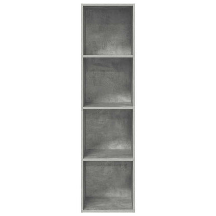 Väggmonterat tv-skåp betonggrå 37x37x142,5 cm konstruerat trä