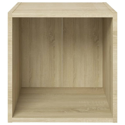 TV-bänk sonoma-ek 37x35x37 cm konstruerat trä