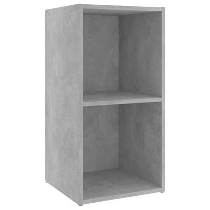 TV-bänk betonggrå 72x35x36,5 cm konstruerat trä