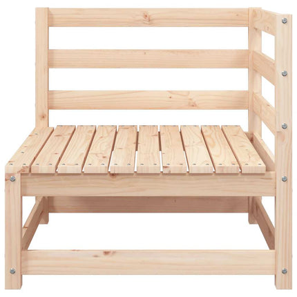 Loungegrupp med dynor 2 delar massiv furu