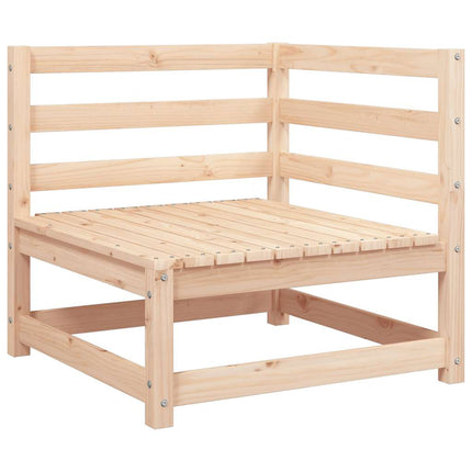 Loungegrupp med dynor 2 delar massiv furu