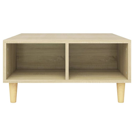 Soffbord sonoma-ek 60x60x30 cm konstruerat trä