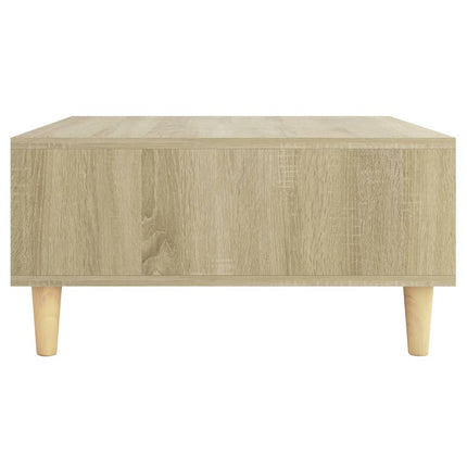 Soffbord sonoma-ek 60x60x30 cm konstruerat trä