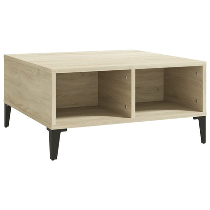 Soffbord sonoma-ek 60x60x30 cm konstruerat trä