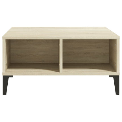 Soffbord sonoma-ek 60x60x30 cm konstruerat trä