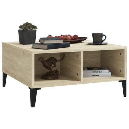 Soffbord sonoma-ek 60x60x30 cm konstruerat trä