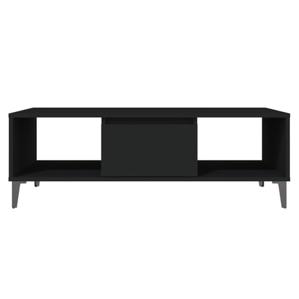Soffbord svart 103,5x60x35 cm konstruerat trä