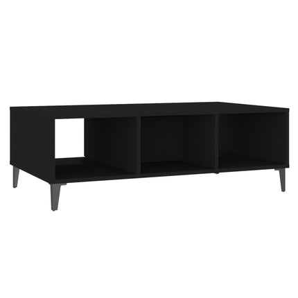 Soffbord svart 103,5x60x35 cm konstruerat trä