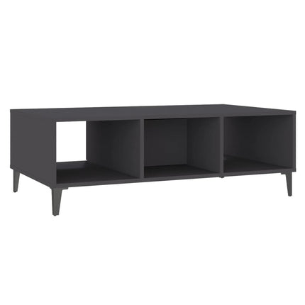 Soffbord grå 103,5x60x35 cm konstruerat trä