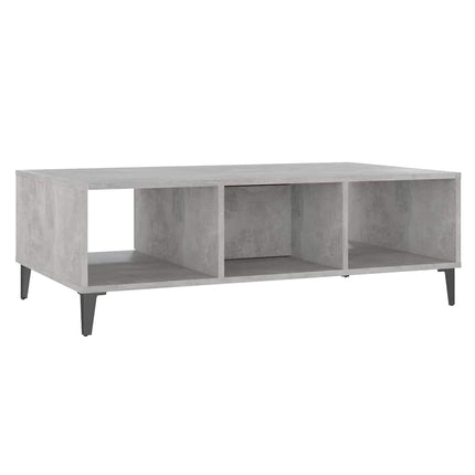 Soffbord betonggrå 103,5x60x35 cm konstruerat trä
